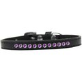 Pet Pal Purple Crystal Puppy CollarBlack Size 14 PE815605